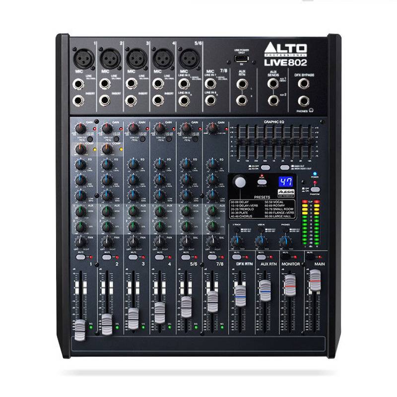 Alto Live 802 | 8 Channel Mixing Console