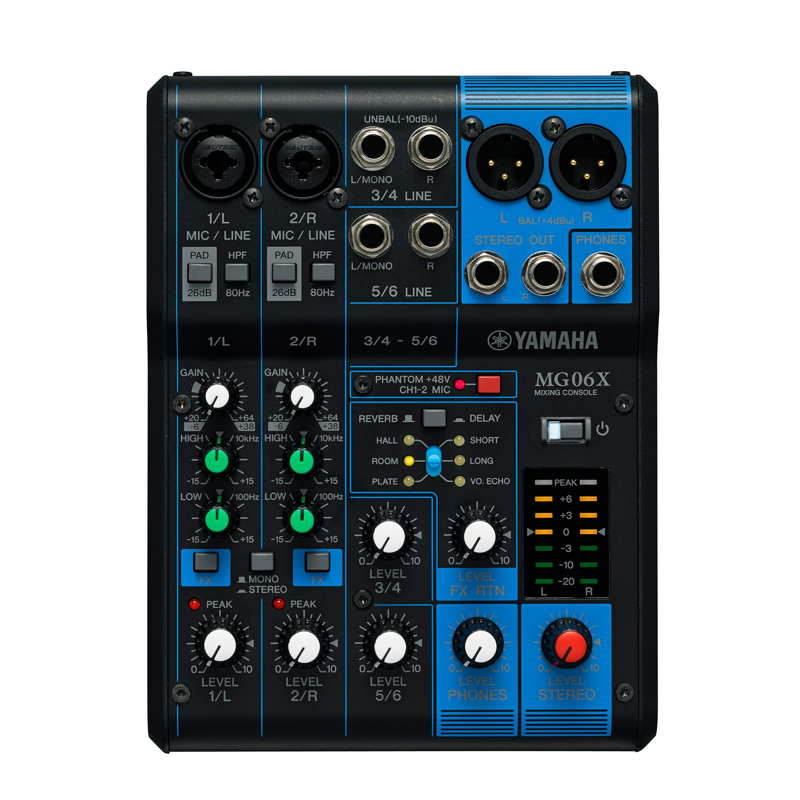 Picture of Yamaha MG06X | 6 Channel Mixing Console