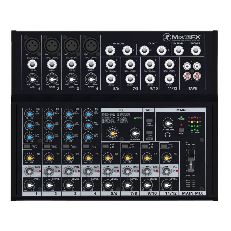 Picture of Mackie Mix12FX | 12  Channel Mixing Console