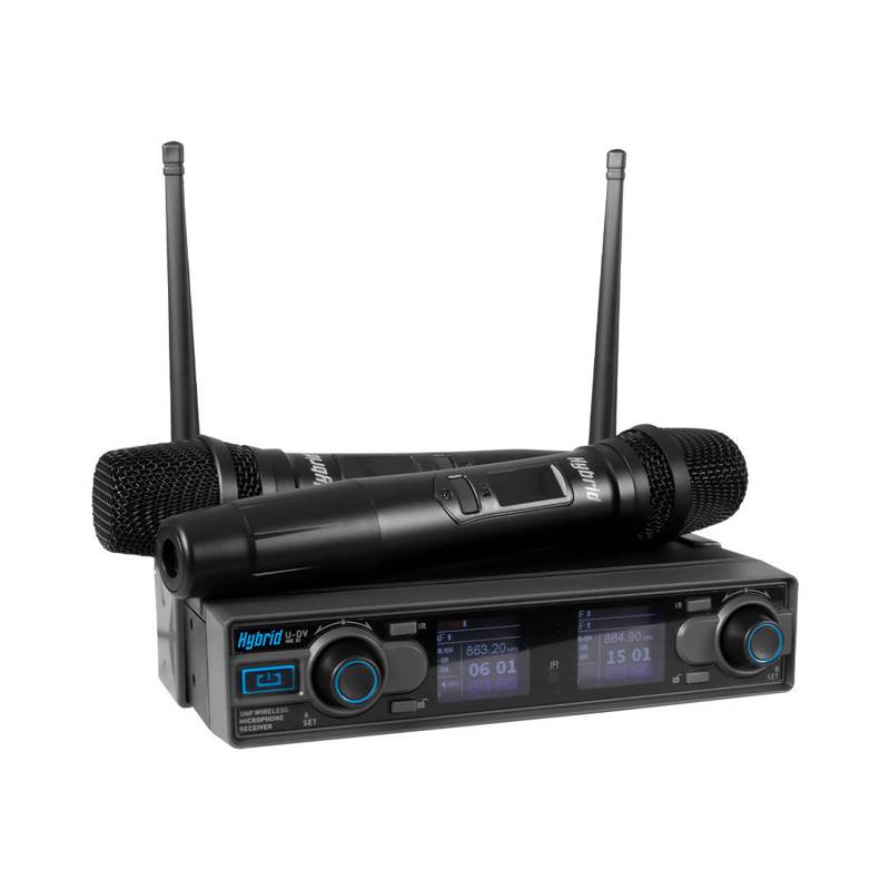 Picture of Hybrid U-DV MK3 | Dual Handheld Cordless Microphone System