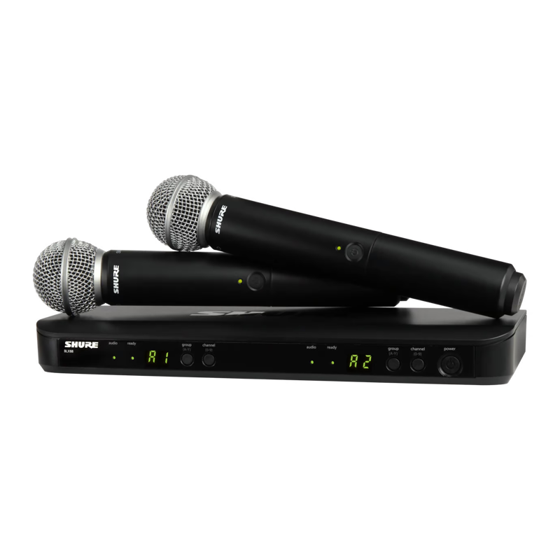 Picture of Shure BLX288/SM58 | Dual Handheld Cordless Microphone System