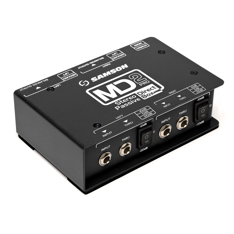 Samson MD2PRO Stereo Passive DI Box