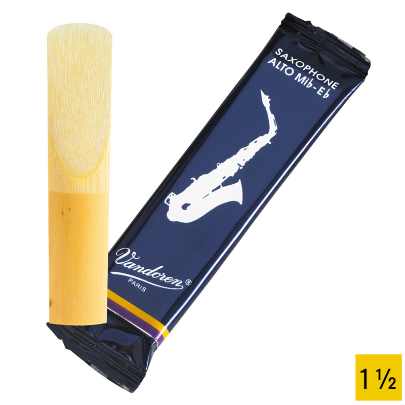 Vandoren Reeds | Alto Sax 1.5 Single Reed