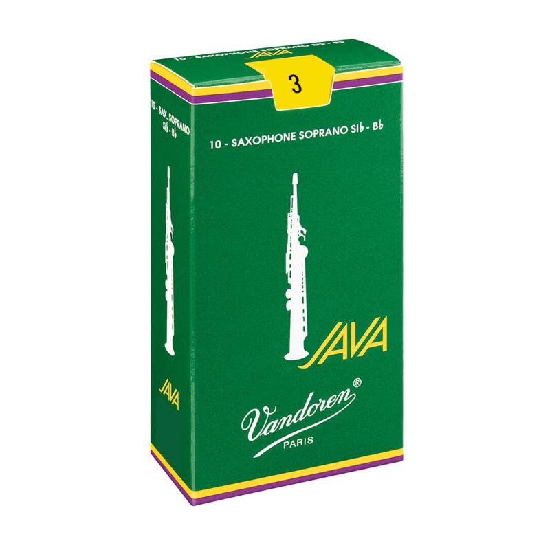 Picture of Vandoren Java Reeds | Soprano Sax 3 (Single Reeds)