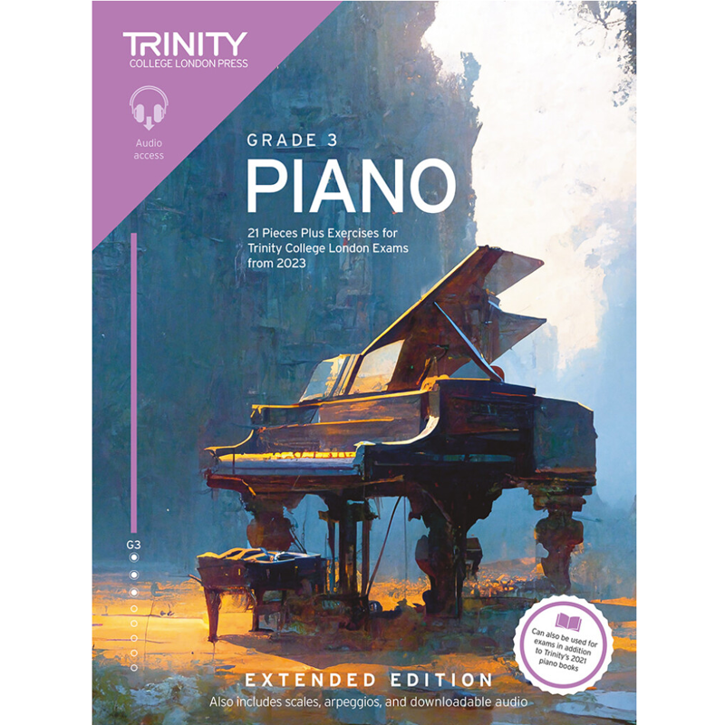 Picture of Trinity Piano Exams Ext Edition | 2023+ | Grd 3