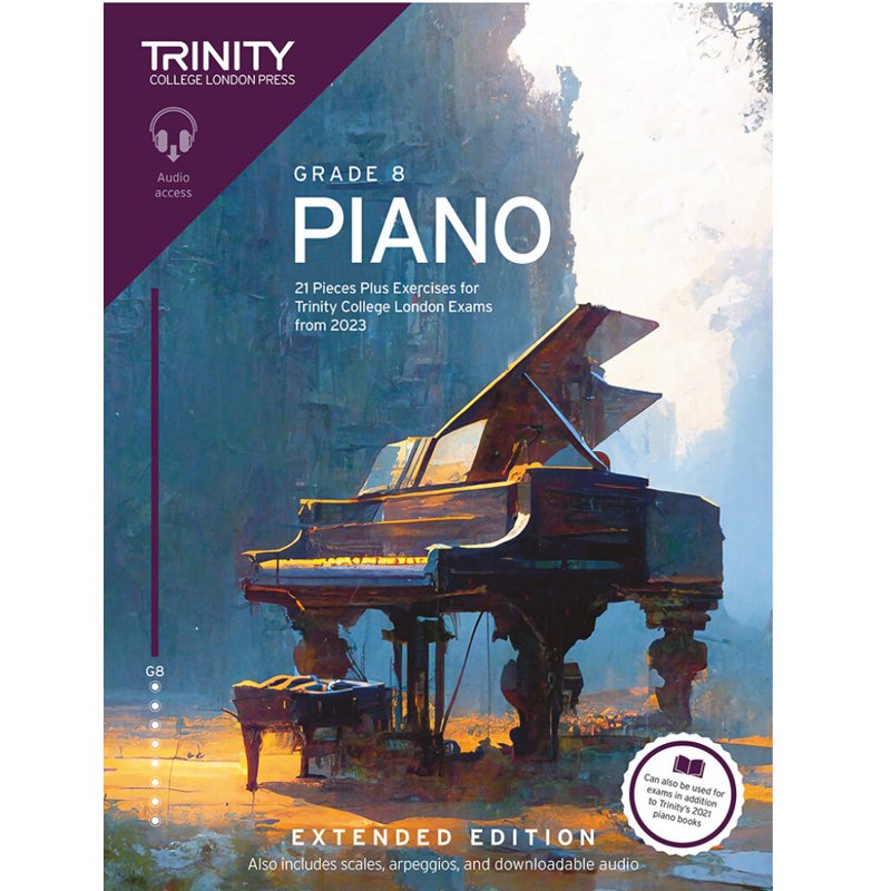 Picture of Trinity Piano Exams Ext Edition | 2023+ | Grd 8