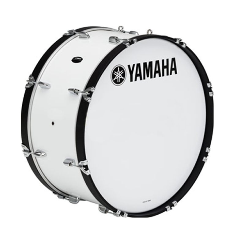 Yamaha MB4026WHT 26" Marching Bass Drum