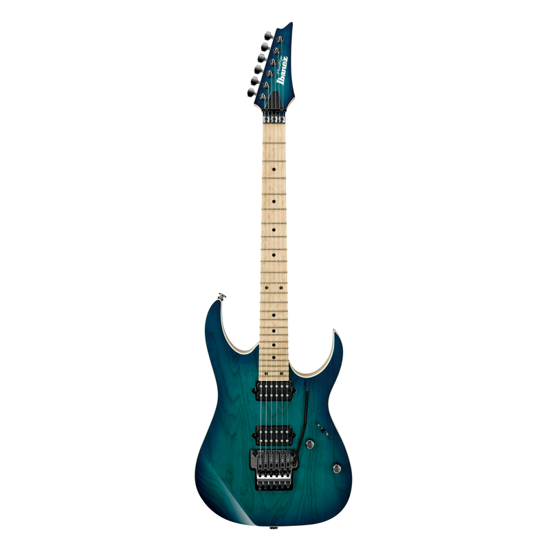 Ibanez RG652AHM Electric Guitar Nebula Green Burst Front
