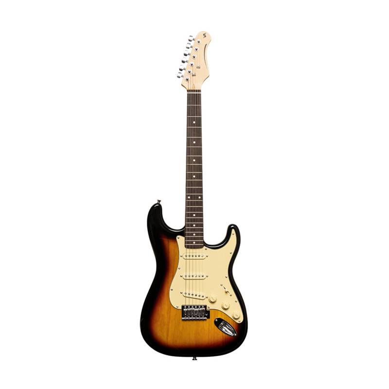 Stagg SES30SNB Electric Guitar Front