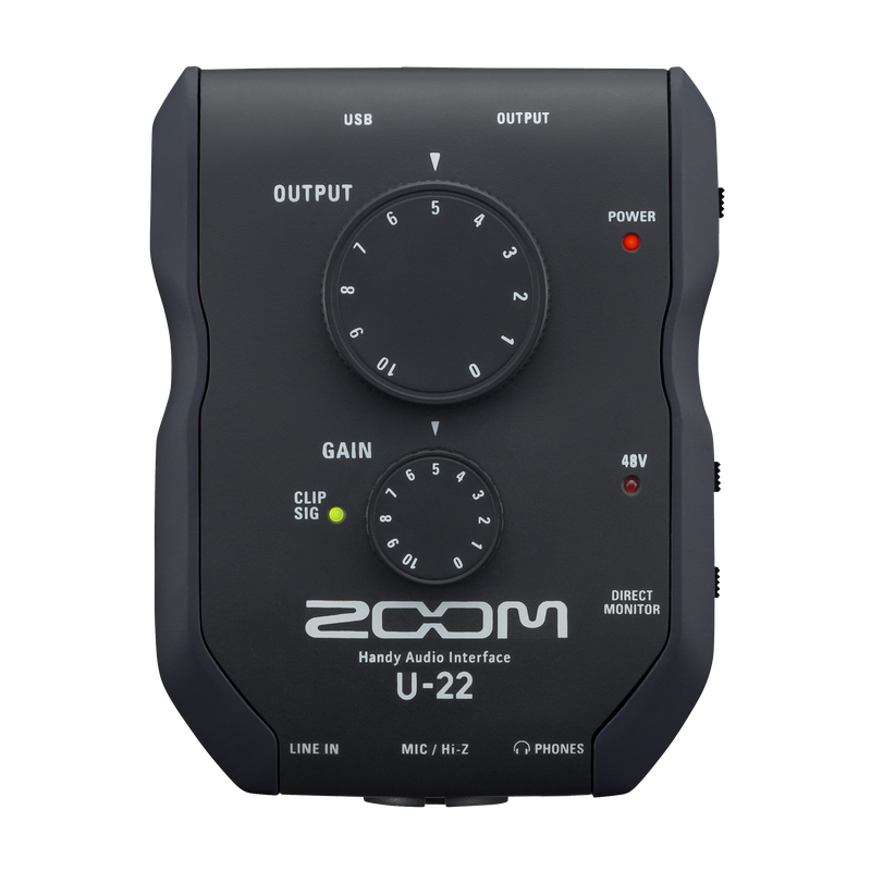 Zoom U22 Audio Interface Front