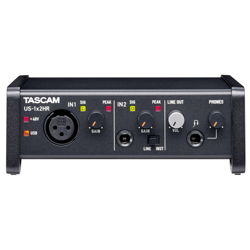 Tascam US-1x2HR Audio Interface Front