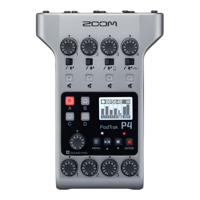 Zoom PodTrak P4 Podcast Recorder