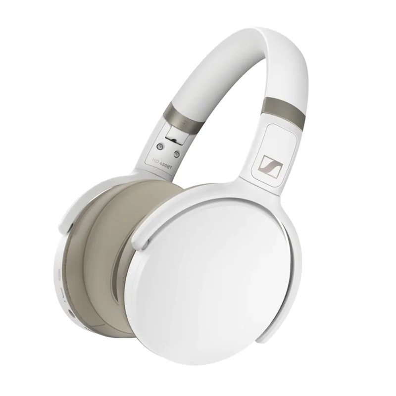Sennheiser HD450BT Noise-Cancelling Headphones white