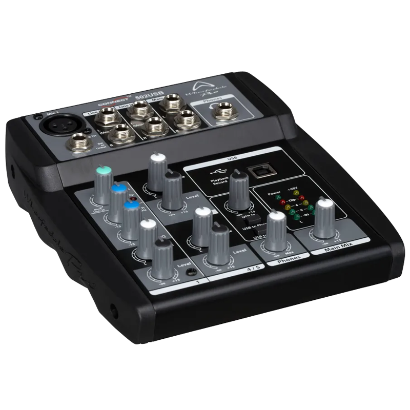 Wharfedale Connect 502USB | 5-Channel Compact Mixer
