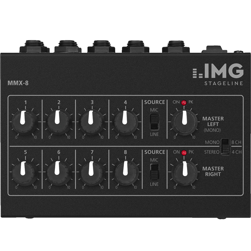 Monacor MMX8 | 8-Channel Mixer