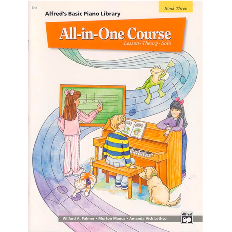 Alfred's Basic Piano Library | All in One Course Book 3