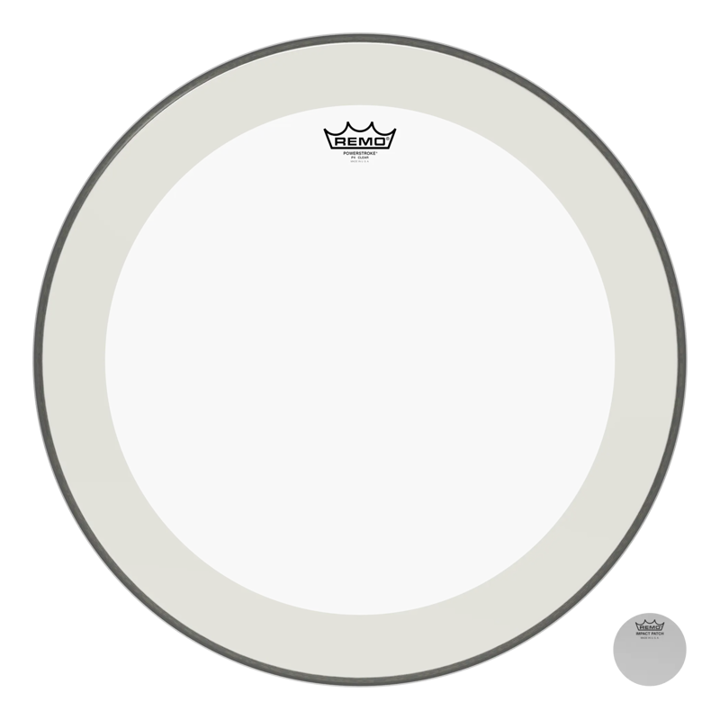 Remo Powerstroke P4 | 22" Clear Kick Drum Skin