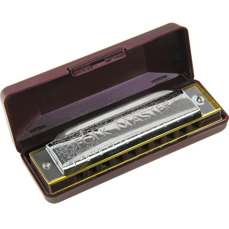 Suzuki Folkmaster 1072  10 Hole Harmonicas 