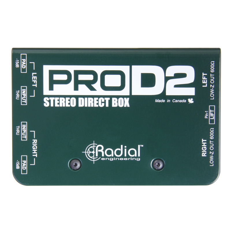 Radial ProD2 | Stereo Passive DI Box