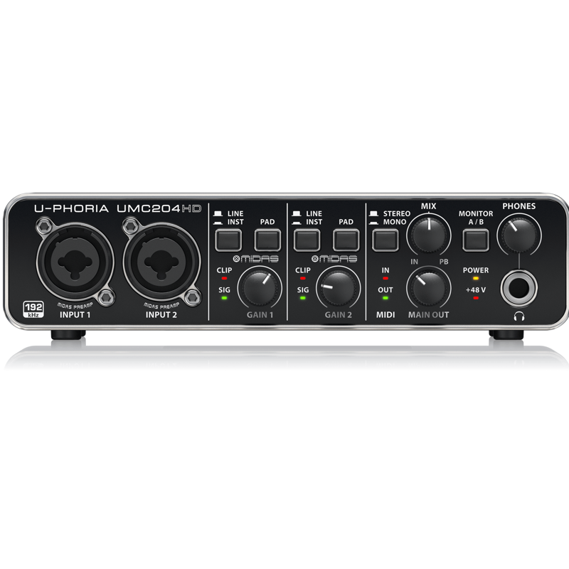 Behringer UMC204HD | USB Audio Interface