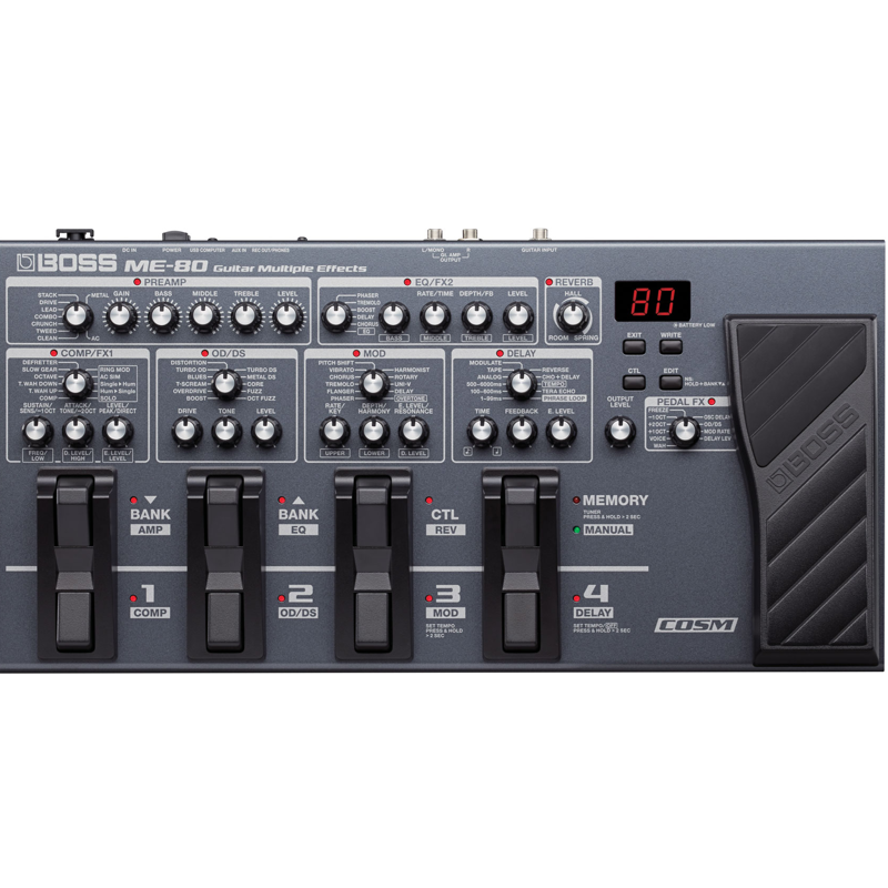 Boss ME-80 | Guitar Multi Effects Pedal