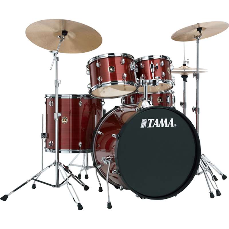 Tama Rhythm Mate | 5-Piece Drum Kit (Red Stream)