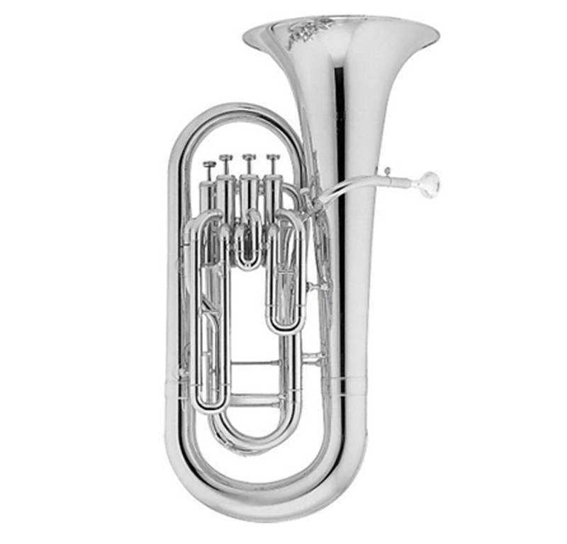 Santa Fe SUNTUE180N | 4 Valve Tuba (Silver)
