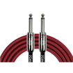Kirlin IWCC-201 | 3M Jack to Jack Woven Cable (Red)