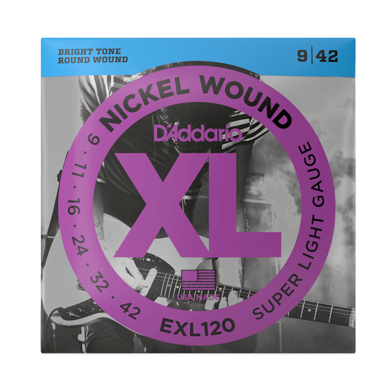 D'addario EXL120 | 9-42 Electric Guitar Strings