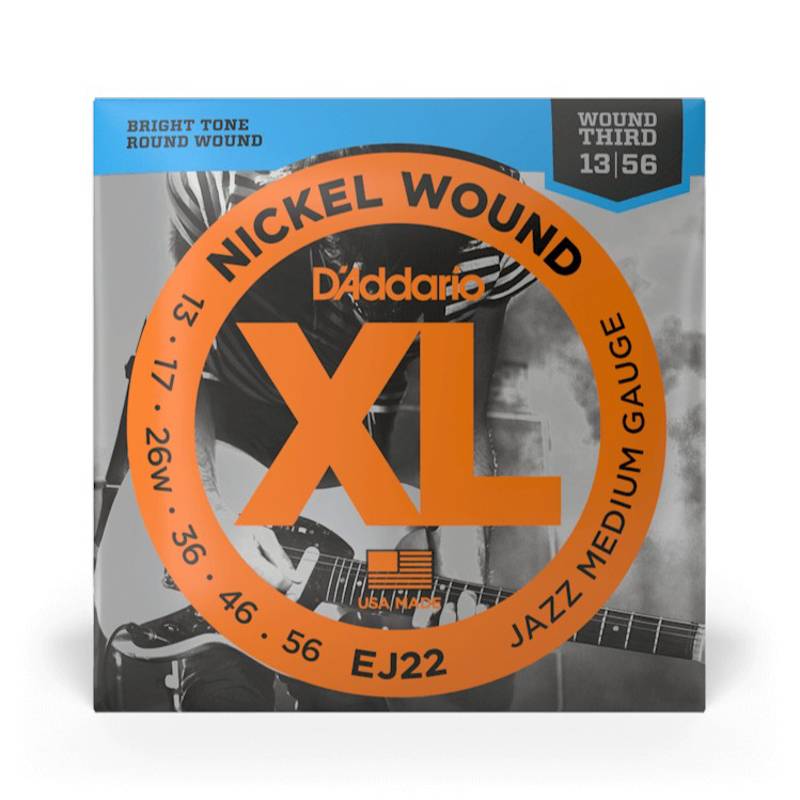 D'addario EJ22 | 13-56 Jazz Medium Electric Guitar Strings