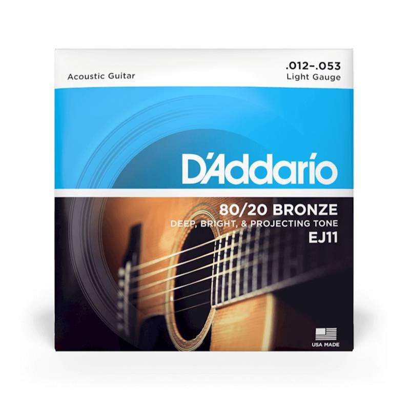 D'addario EJ11 | 12-53 Regular Light Acoustic Strings