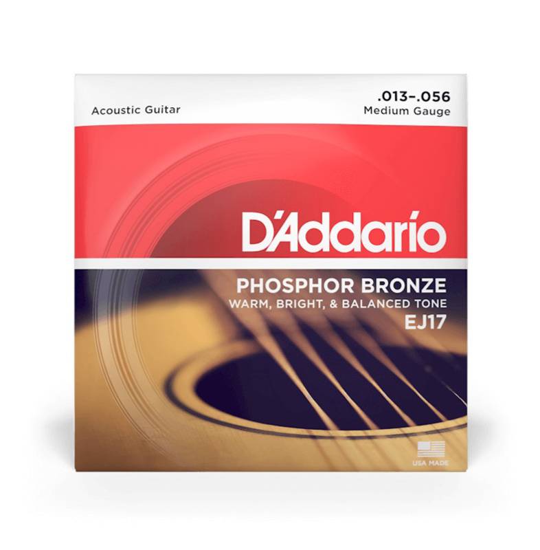 D'addario EJ17 | 13-56 Medium Acoustic Strings