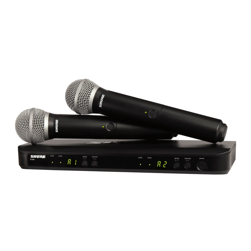 Shure BLX288/PG58 | Dual Handheld Cordless Microphone System