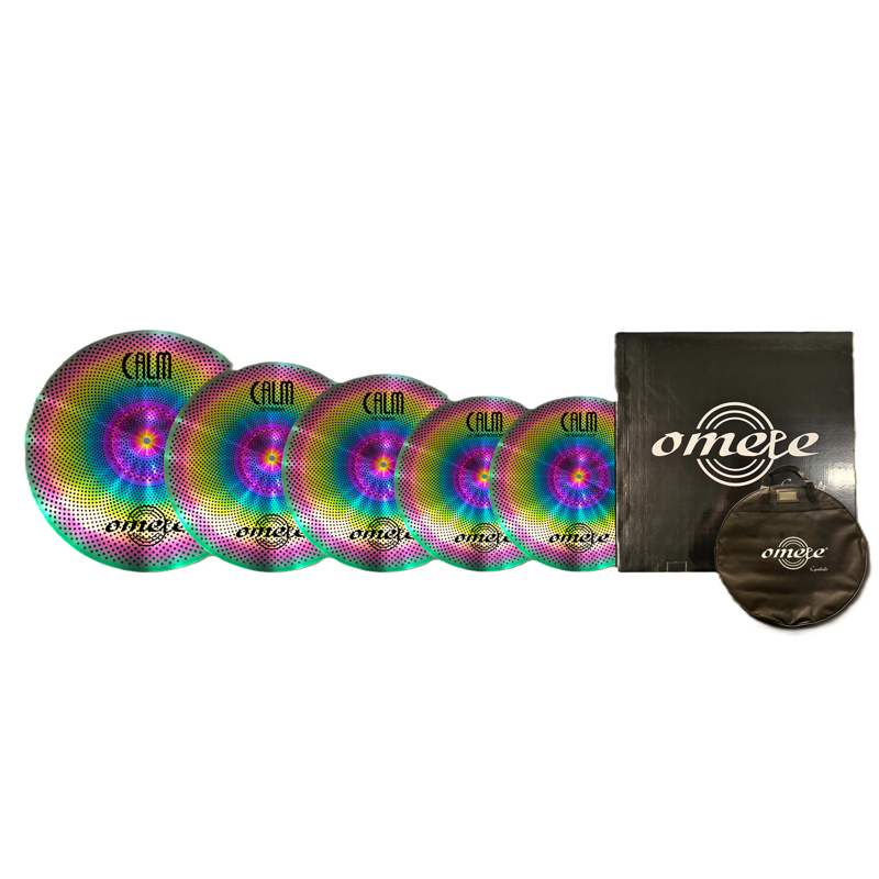 Omete Calm Series | Low Volume Cymbal Pack  (Colours)