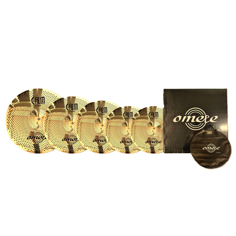 Omete Calm Series | Low Volume Cymbal Pack  (Gold)