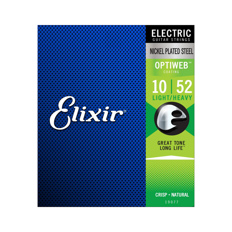 Elixir 19077 | 10-52 Electric Guitar Strings (Optiweb)