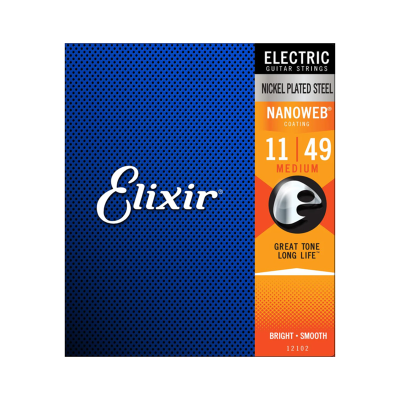 Elixir 12102 | 10-52 Electric Guitar Strings (Nanoweb)