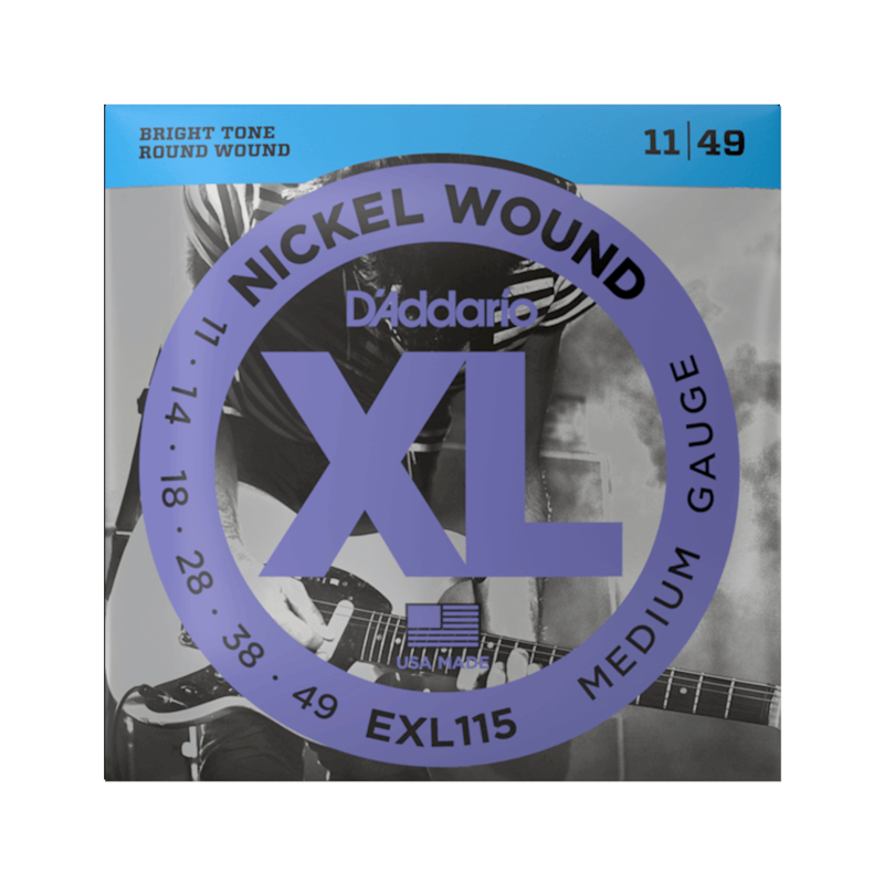 D'addario EXL115 | 11-49 Electric Guitar Strings