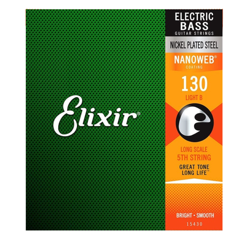 Elixir 15430 | Single B 130 5th Bass String