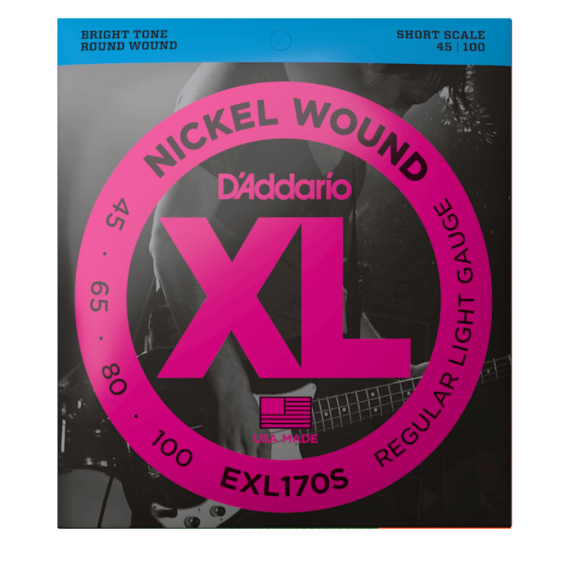 D'addario EXL170S | 45-100 Flatwound 4 String Bass Strings
