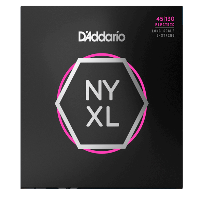 D'addario NYXL45130 | Reg Light 45-130 5 String Bass Strings