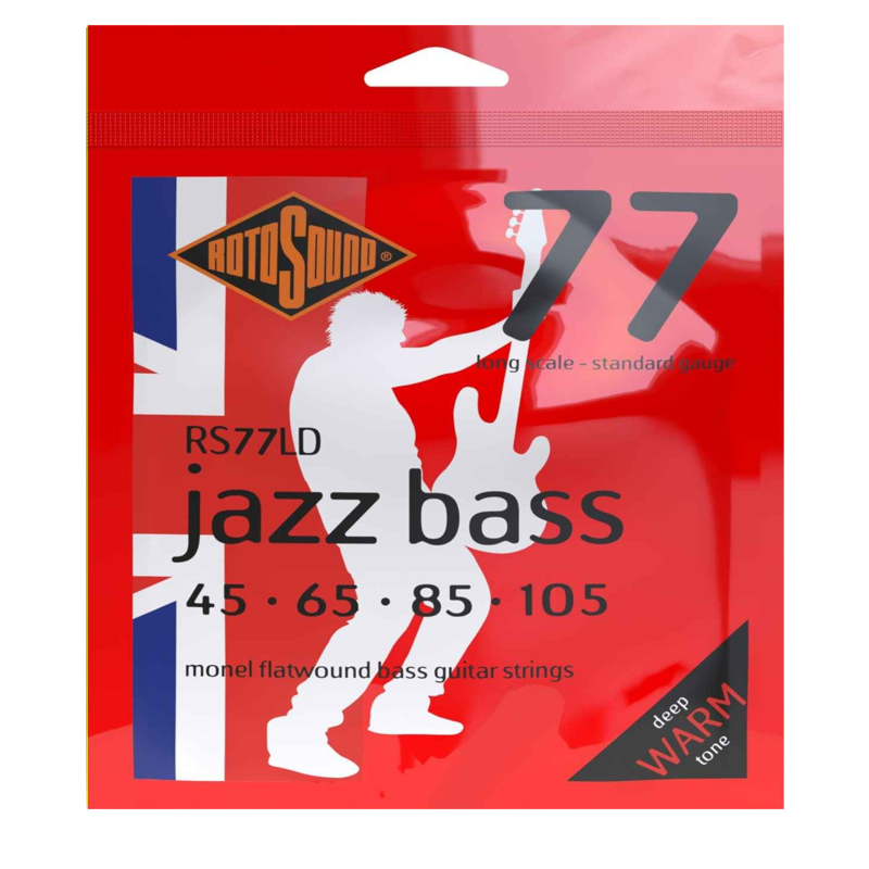 Rotosound RS77LD | Jazz Bass 45-105 4 String Bass Strings