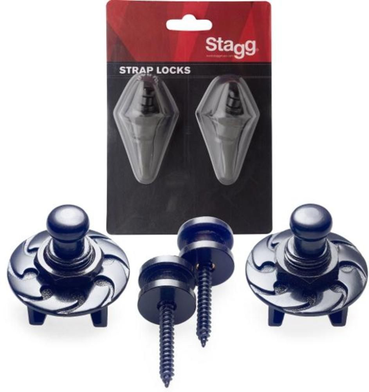 Stagg SSL1 | Strap Locks (Black)