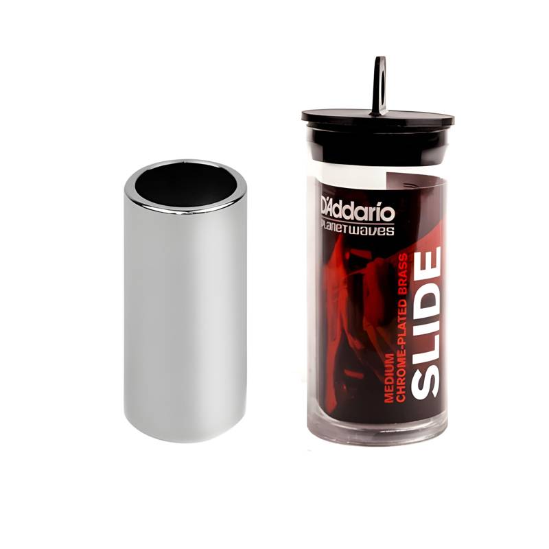 Planet Waves PWCBSSM | Chrome Plated Brass Slide (Medium)
