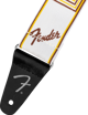 Fender 0990686005 | Monogram Strap (White/Brown/Yellow) 2