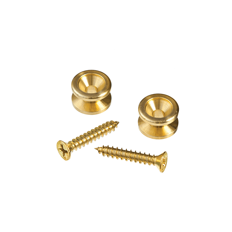 D'addario PWEP302 | Solid Brass Strap Button Set