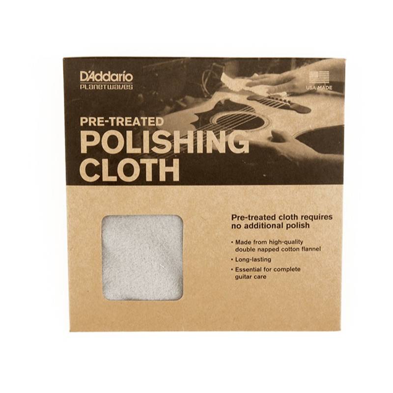 D'addario PWPC1 | Pre Treated Napped Cotton Polish Cloth