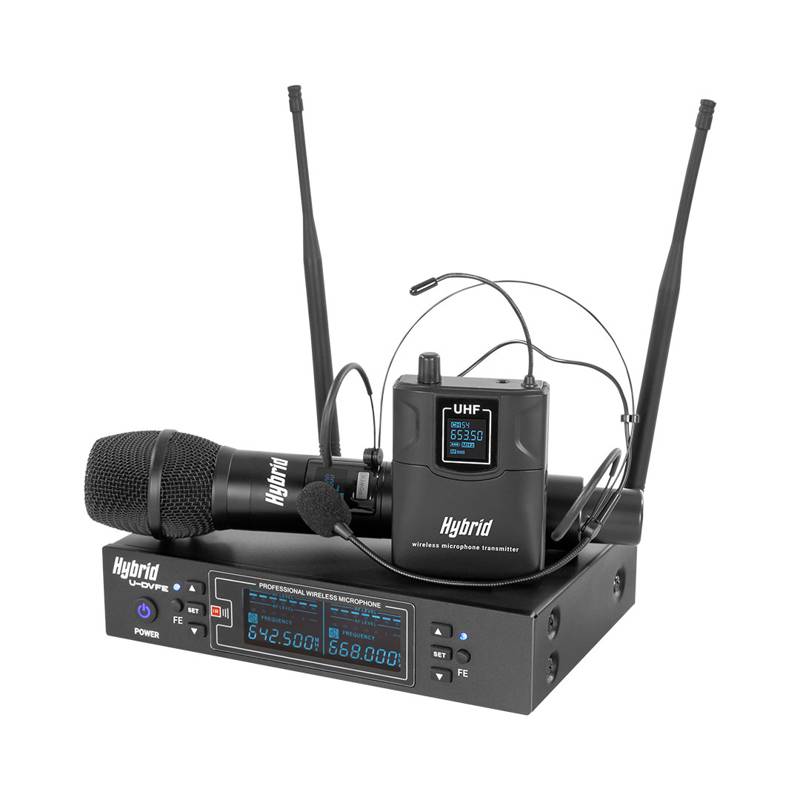 Hybrid U-DVFE HHS | Cordless HandHeld + Headset Cordless Mic System