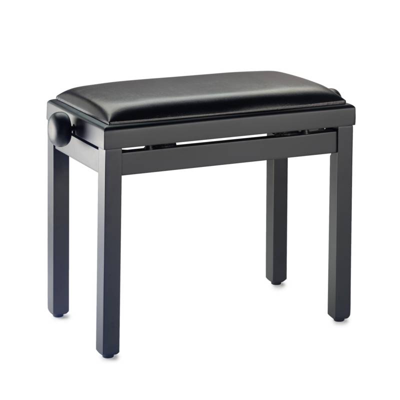 Stagg PB39 BKM SBK | Matt Black Adjustable Piano Bench