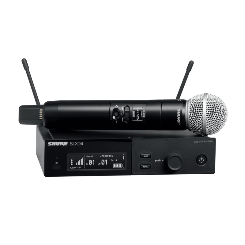 Shure SLXD24/SM58 | Wireless Handheld Microphone System with SM58